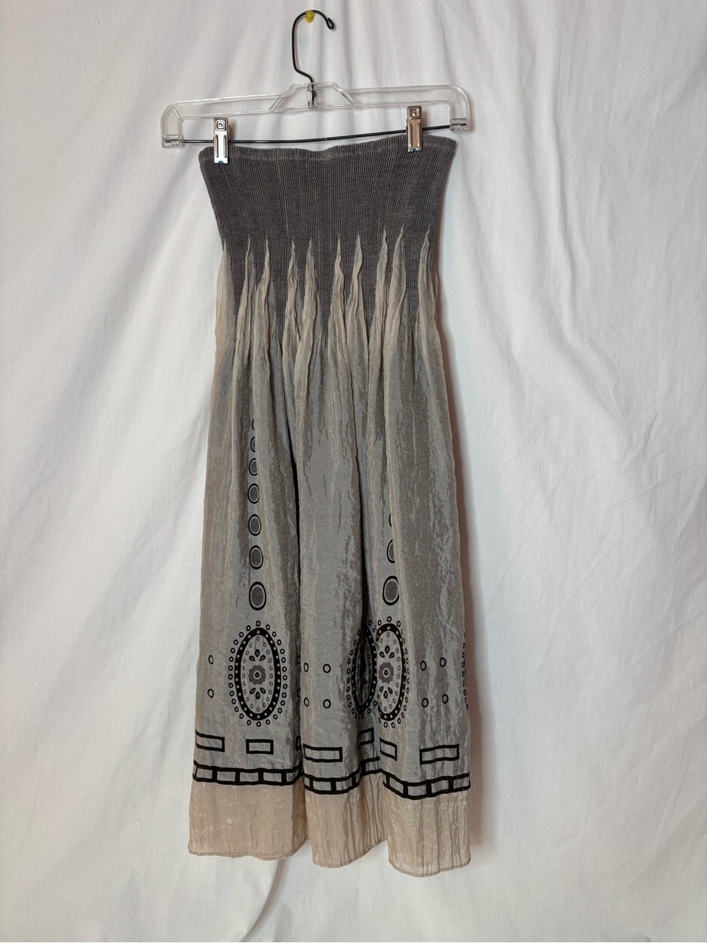 Lapis Anthropologie sleeveless dress sizeOS can be worn as skirt, tube top - Picture 3 of 10